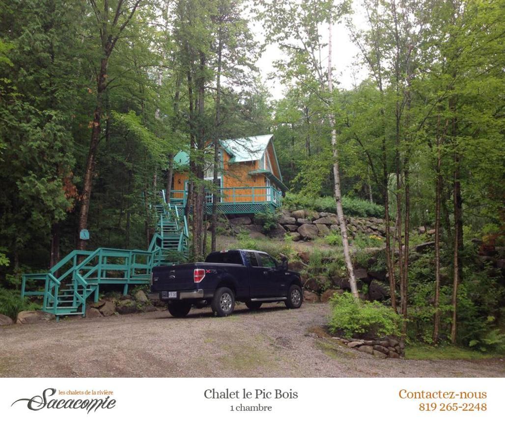 Chalets De La Riviere Sacacomie Villa Saint-Alexis-des-Monts Buitenkant foto