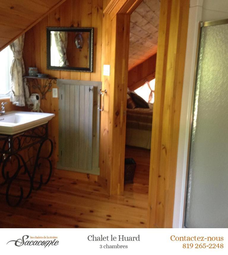 Chalets De La Riviere Sacacomie Villa Saint-Alexis-des-Monts Buitenkant foto