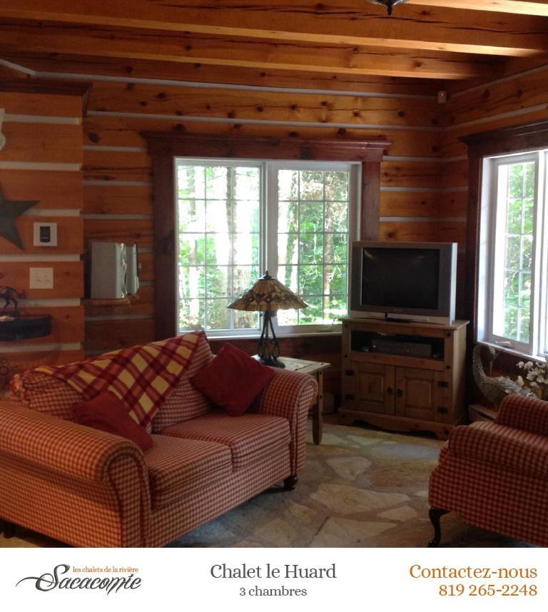 Chalets De La Riviere Sacacomie Villa Saint-Alexis-des-Monts Buitenkant foto