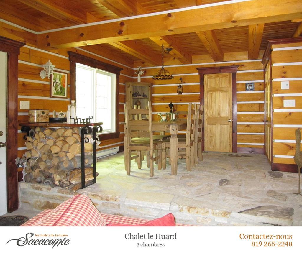 Chalets De La Riviere Sacacomie Villa Saint-Alexis-des-Monts Buitenkant foto