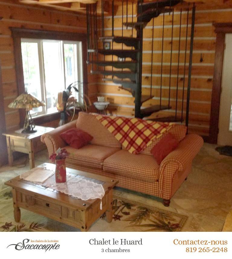 Chalets De La Riviere Sacacomie Villa Saint-Alexis-des-Monts Buitenkant foto
