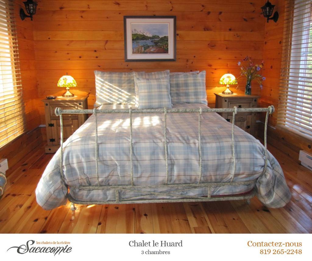 Chalets De La Riviere Sacacomie Villa Saint-Alexis-des-Monts Buitenkant foto