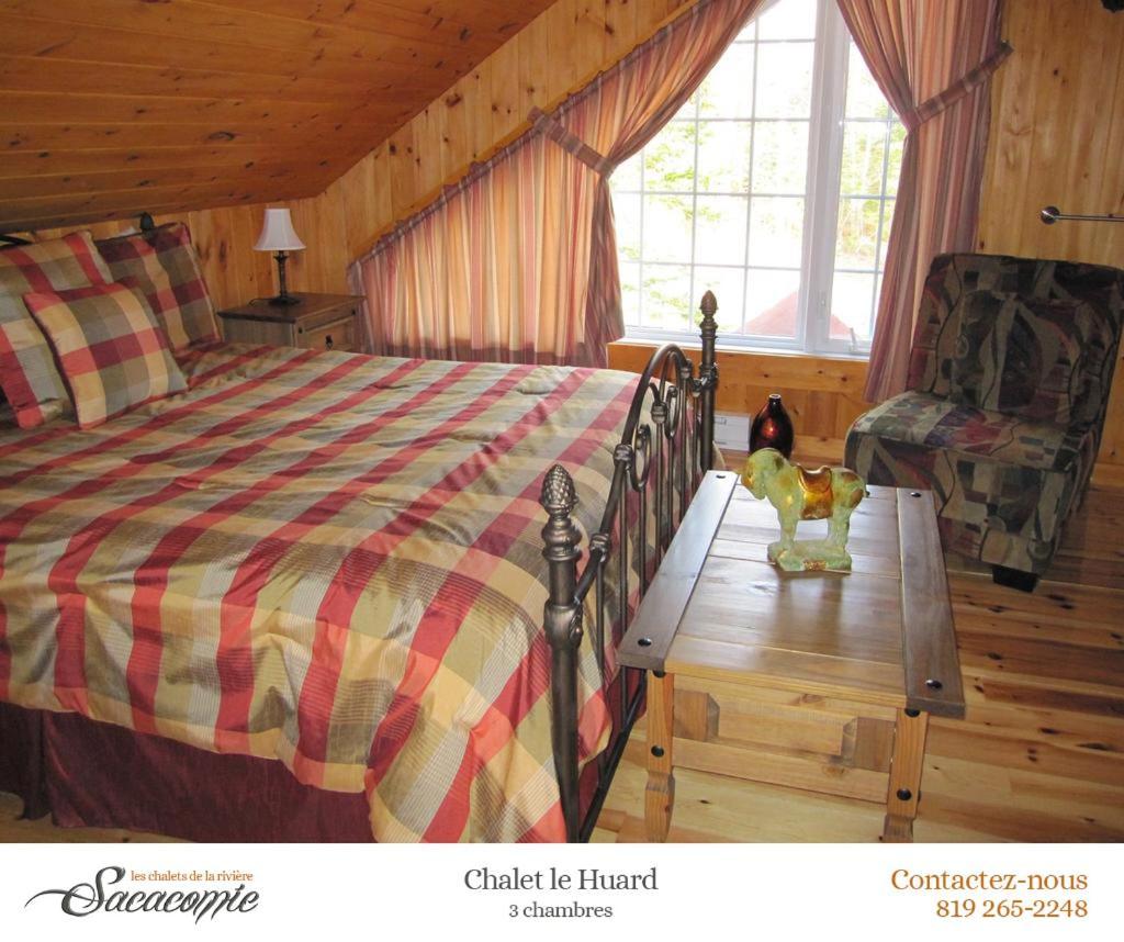 Chalets De La Riviere Sacacomie Villa Saint-Alexis-des-Monts Buitenkant foto