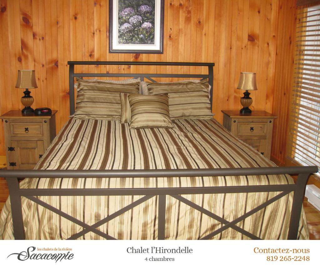 Chalets De La Riviere Sacacomie Villa Saint-Alexis-des-Monts Buitenkant foto