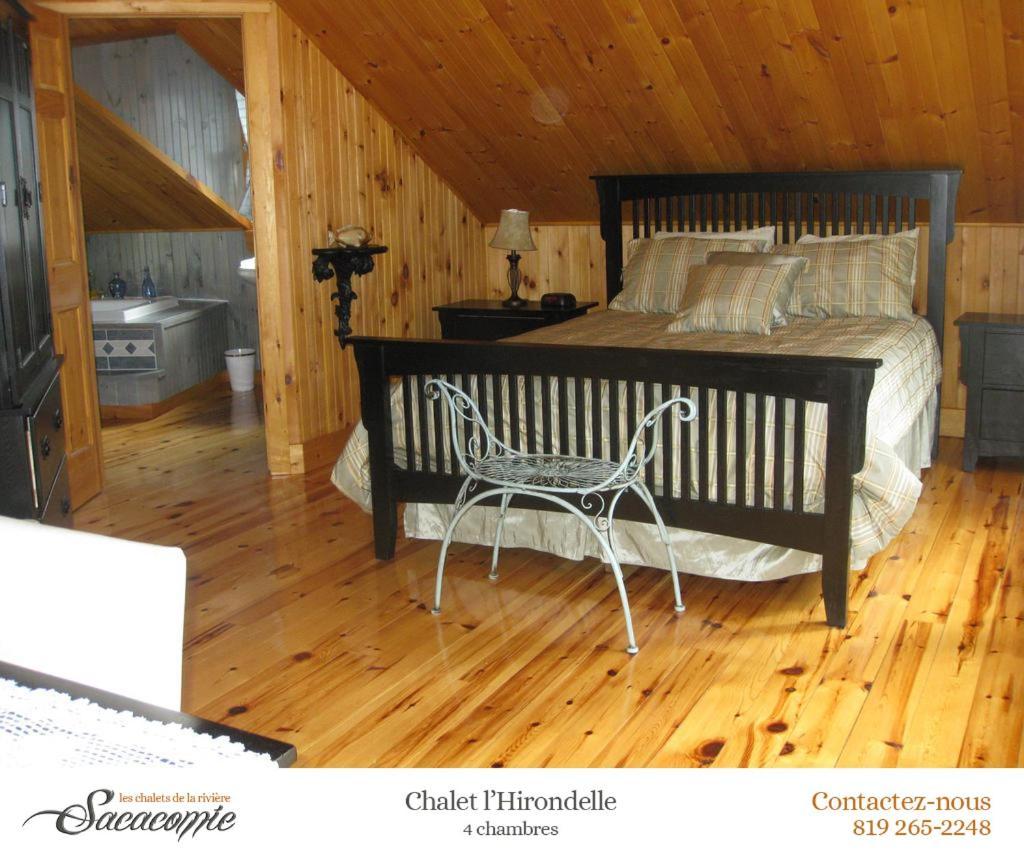 Chalets De La Riviere Sacacomie Villa Saint-Alexis-des-Monts Buitenkant foto
