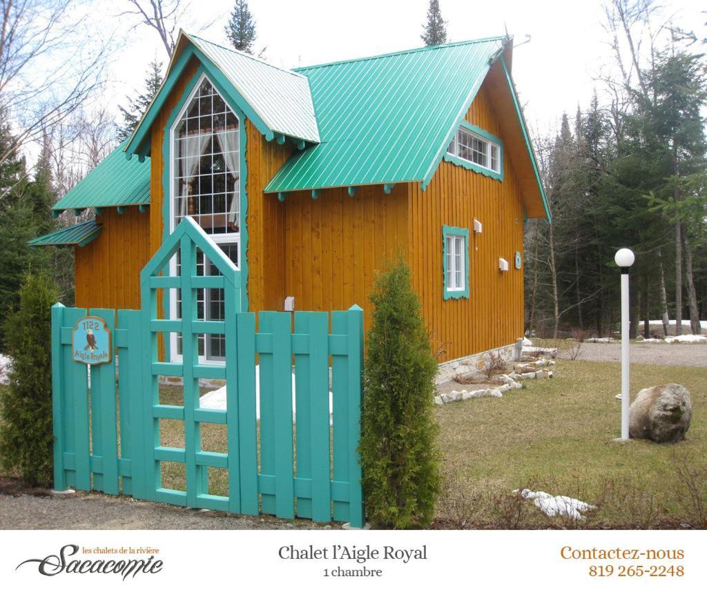 Chalets De La Riviere Sacacomie Villa Saint-Alexis-des-Monts Buitenkant foto