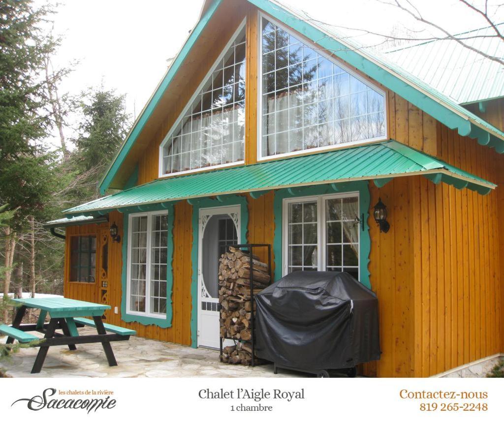 Chalets De La Riviere Sacacomie Villa Saint-Alexis-des-Monts Buitenkant foto